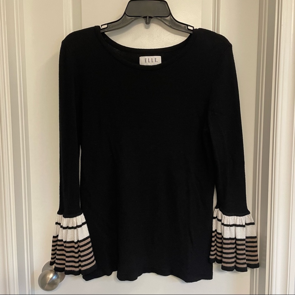 Elle Ruffle Sleeve Sweater - Picture 1 of 5